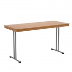 Klapptisch, 140x60 cm (B/T), 72 cm hoch, T-Fuß, 